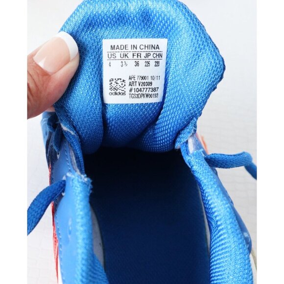 Adidas Women's Adiprene Tennis Shoes Size 4 Blue - Picture 5 of 7